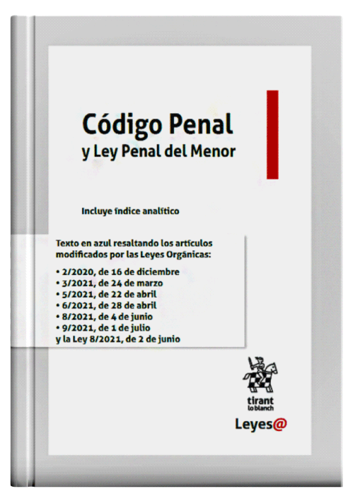 CÓDIGO PENAL Y LEY PENAL DEL MENOR (Incluye índice analítico)