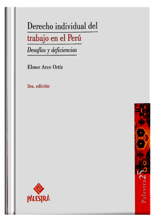 DERECHO INDIVIDUAL DEL TRABAJO EN EL PER..