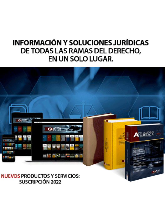 SUSCRIPCIÓN DE GACETA JURÍDICA 2022