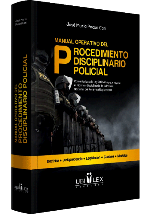 MANUAL OPERATIVO DEL PROCEDIMIENTO DISCIPLINARIO POLICIAL
