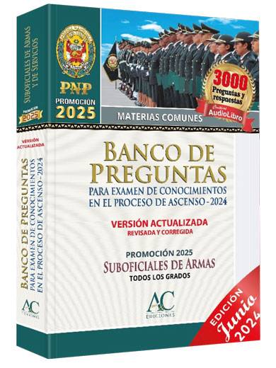BANCO DE PREGUNTAS para examen de conocimientos en el proceso de ascenso 2024