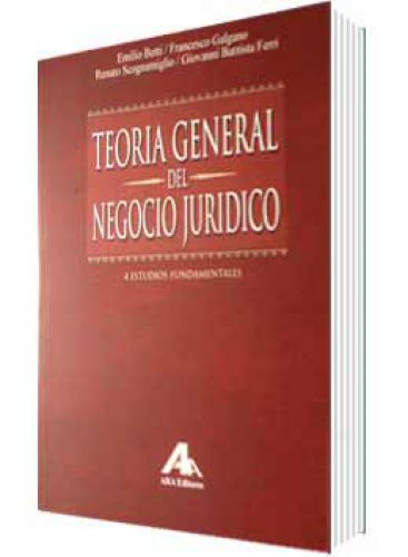 TEORIA GENERAL DEL NEGOCIO JURIDICO